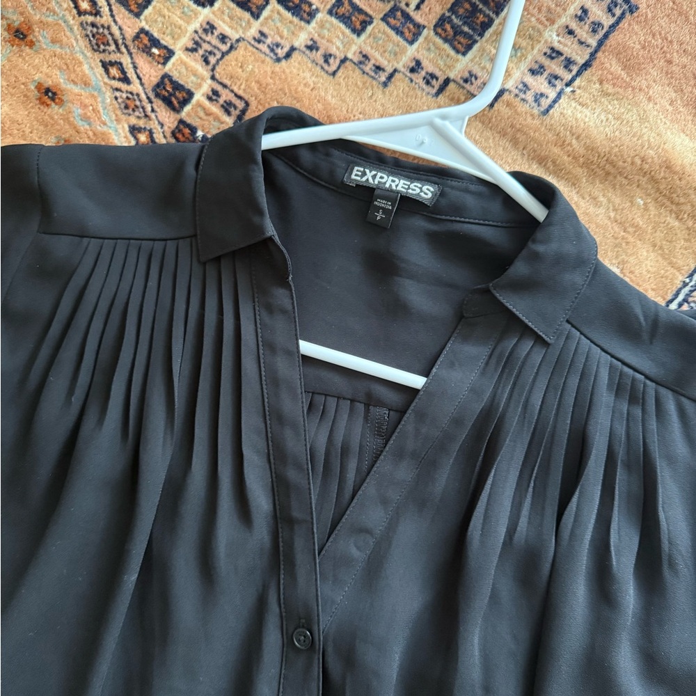 Express Button Down Blouse - Small - image 4